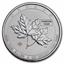 Canada 2 oz Silver $10 Twin Maples BU (Random Year, Abrasions)