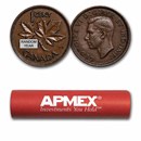 Canada 50-Coin Roll Copper Cents Avg Circ