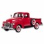 Chevrolet 1 oz Silver Round Truck Ornament & Red Die-cast Truck