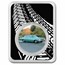 Chevrolet Malibu Colorized 1 oz Silver w/ TEP