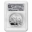 China 1 oz Silver Panda Gem BU PCGS FirstStrike® (Random Year)