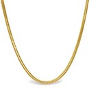 Classic Round Snake 14k Gold Necklace - 16 in.
