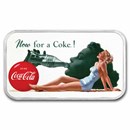 Coca-Cola® 1 oz Silver Bathing Beauty Colorized Bar