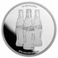 Coca-Cola® 1 oz Silver Colorized Round (Bottle Cap)