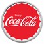 Coca-Cola® 1 oz Silver Colorized Round (Bottle Cap)