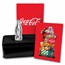 Coca-Cola® 1 oz Silver Shaped Bottle