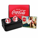 Coca-Cola® Summer Date 2-Round Colorized Silver Set