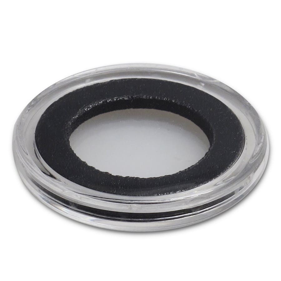 Coin Capsule w/Black Gasket - 21 mm