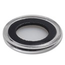 Coin Capsule w/Black Gasket - 24 mm