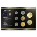 Curacao 1 Cent - 5 Gulden 8-Coin Set BU