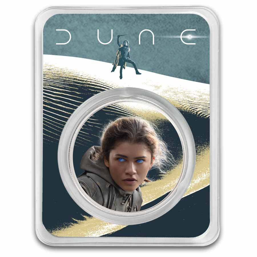 DUNE® 2 Blue Eyes Chani 1 oz Silver (Colorized w/TEP)