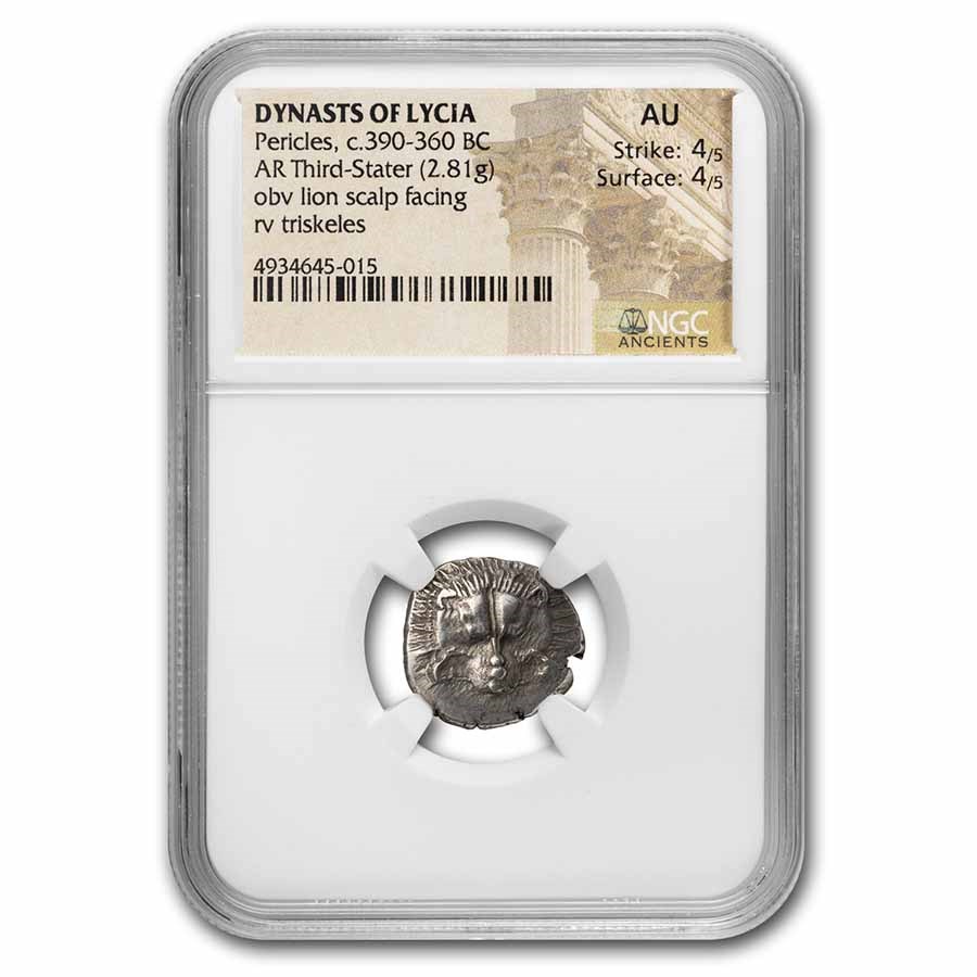 Buy Dynasts of Lycia Silver Third Stater (390-360 BC) AU NGC | APMEX