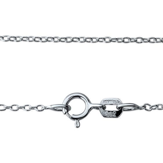 Buy Fancy Rolo Sterling Silver Necklace - 18 in. | APMEX