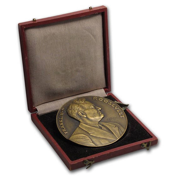 Buy Franklin D. Roosevelt Presidential Medal with Original Case | APMEX