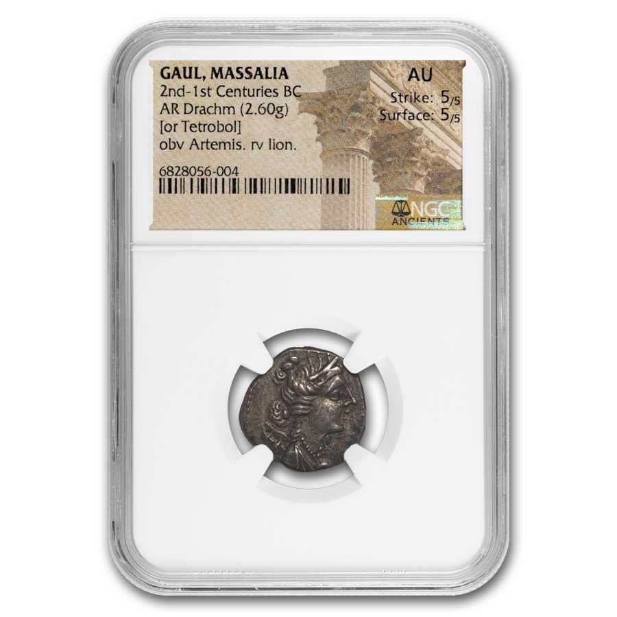 Buy 200-100 BC Gaul, Massalia Silver Drachm AU | APMEX