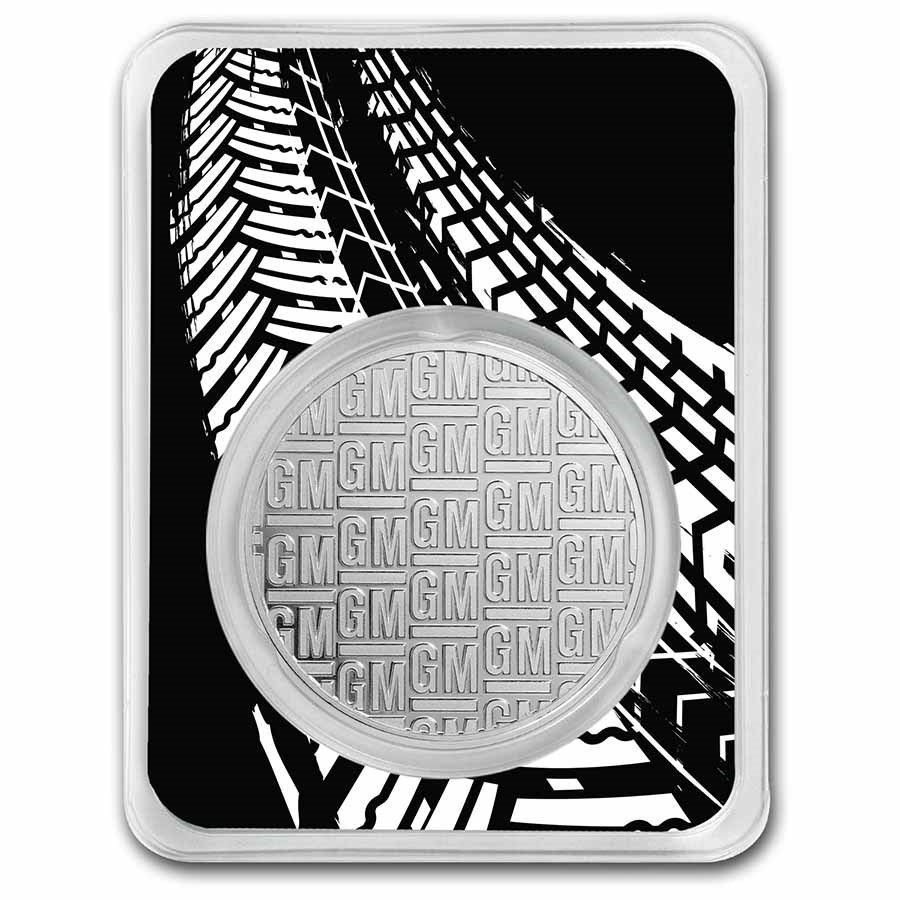 General Motors Logo (1967-2021) 1 oz Silver w/TEP