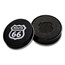 Gift Box Tin - 1 oz Silver Shield Shaped Round: Route 66