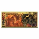 Gold Aurum Note - One Thousand Mg (Bison, 24K)