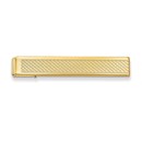 Gold-plated Patterned Tie Bar