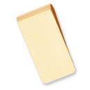 Gold Plated Polished Rectangle Money Clip