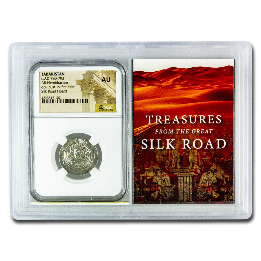 Governors of Tabaristan AR Hemidrachm (780-793 AD) AU NGC (Vault)