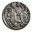 Hindu Shahi Dynasty Silver AR Drachm (950 AD) XF-AU