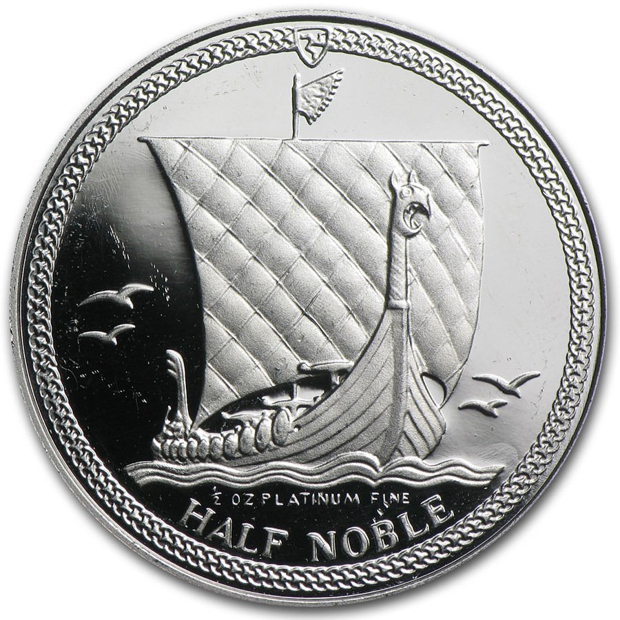 Isle of Man 1/2 oz Platinum Noble Proof