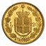 Italy Gold 20 Lire Umberto I (1879-1897) BU (Random Year)