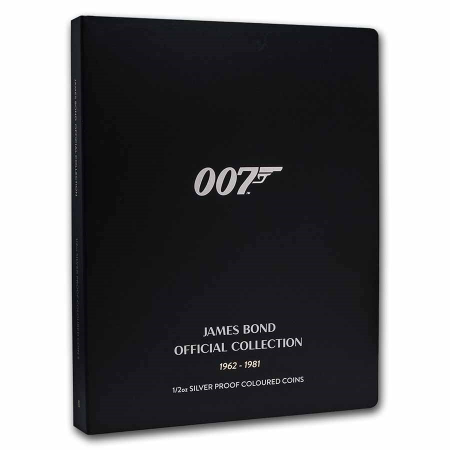 James Bond 007 1/2 oz Silver PF Coin Collector Album (Empty)