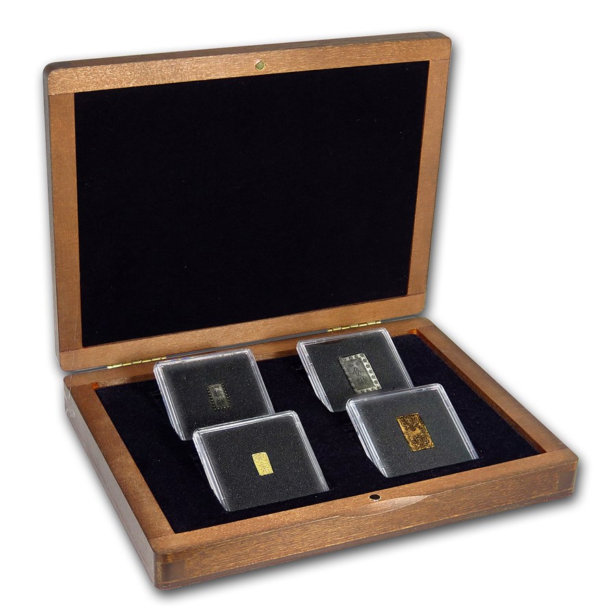 Japan Gold & Silver Money of the Samurai 4 Coin Presentation Set