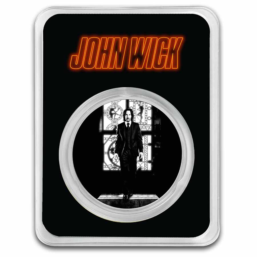 Buy John Wick 1 oz Silver Baba Yaga Round w TEP APMEX