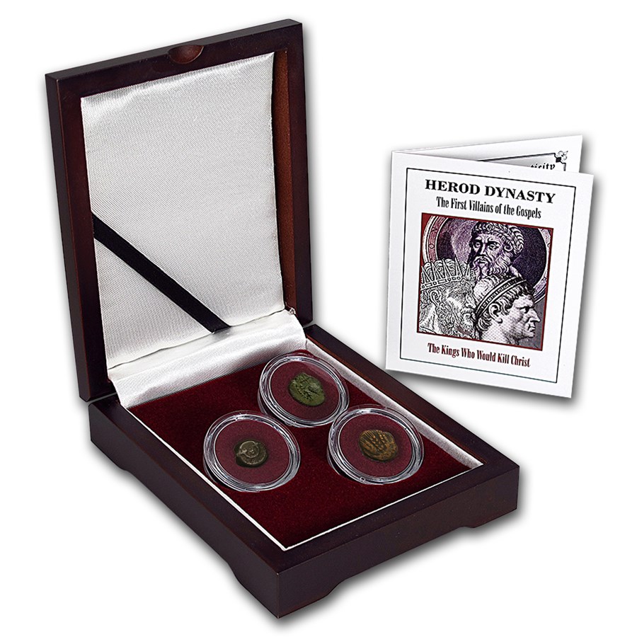 Judea Bronze 3-Coin Collection The First Villains of the Gospels