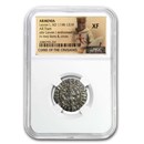 Kingdom of Armenia AR Tram Levon I (1198-1219 AD) XF NGC (Vault)