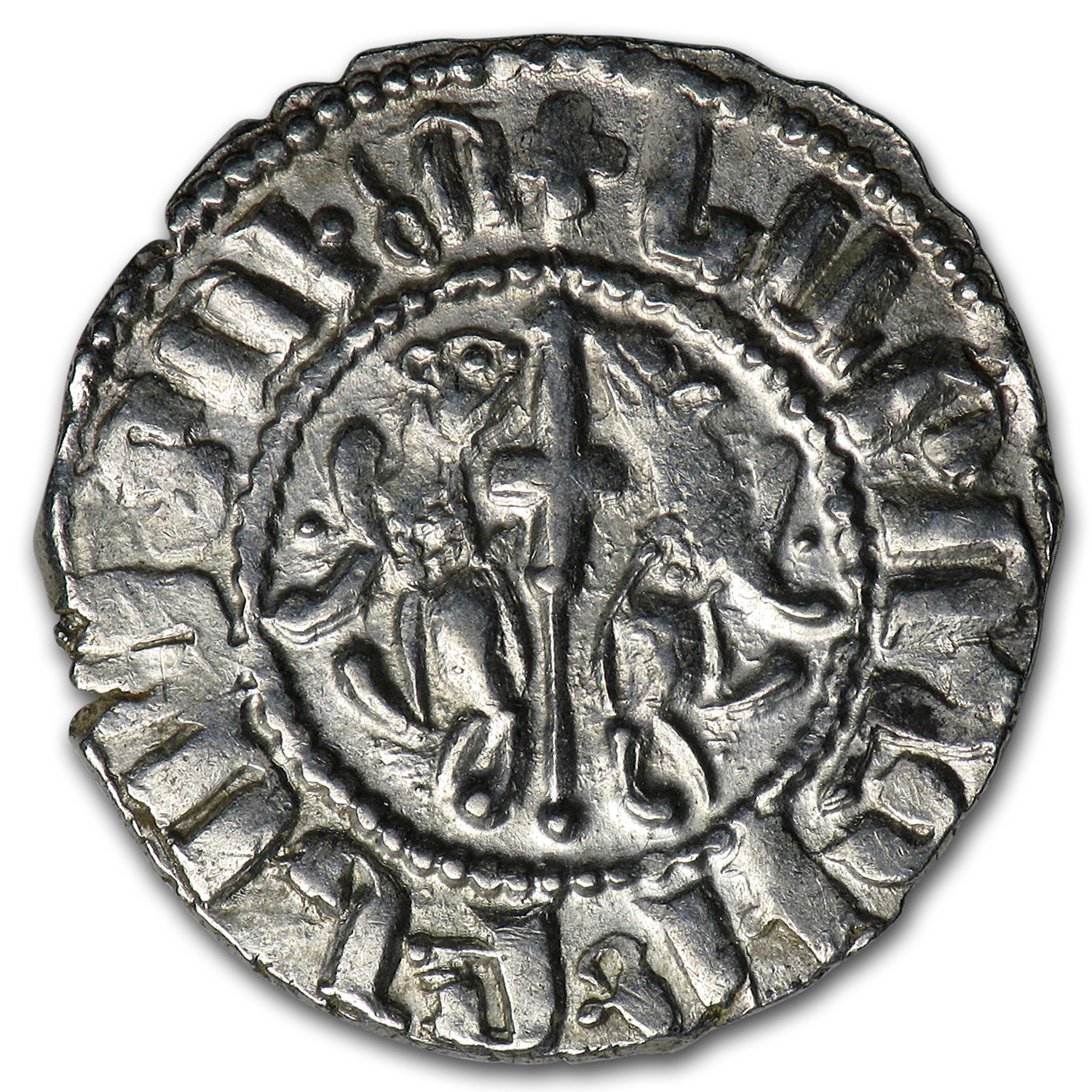 Buy Kingdom of Armenia Silver Tram Levon I (1198-1219 AD) XF-AU