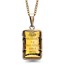 Ladies 1 gram Gold PAMP Suisse Fortuna Frame Necklace