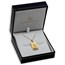 Ladies 1 gram Gold PAMP Suisse Fortuna Frame Necklace