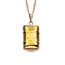 Ladies 1 gram Gold PAMP Suisse Rosa Frame Necklace