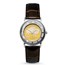 Ladies Gilded Buffalo Nickel Leather Band Watch