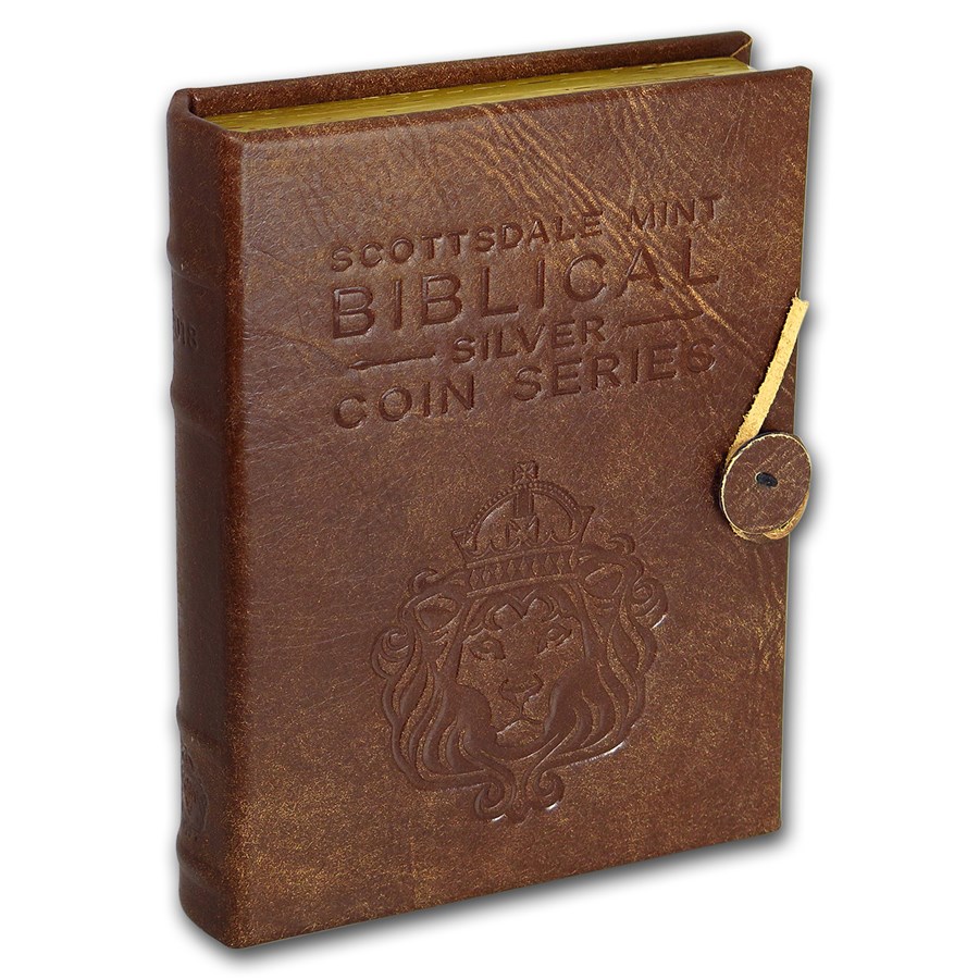 Leather 6-Coin Collector's Album - 2018 Biblical Series