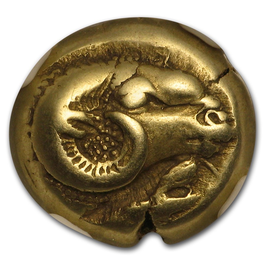 Buy Lesbos, Mytilene EL Hecte Ram/Lion (521-478 BC) XF NGC | APMEX