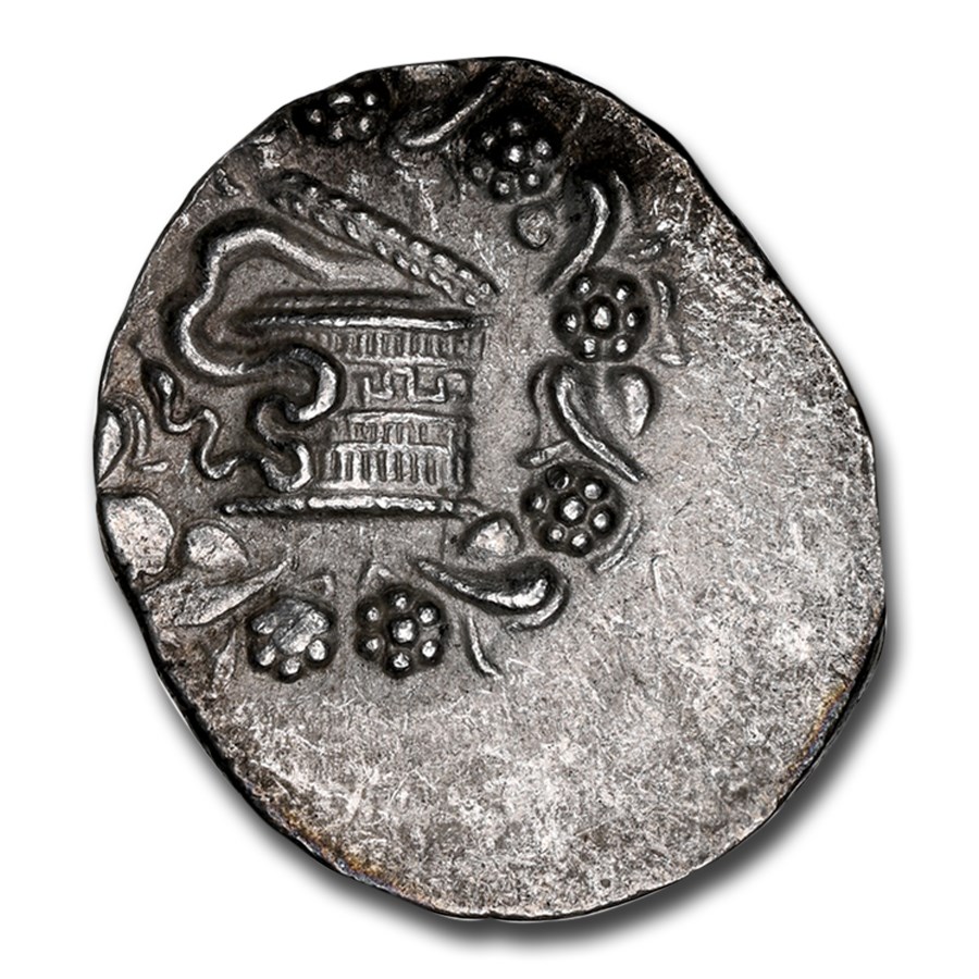 Lydia, Nysa Silver Cistophorus (85-61 BC) AU NGC