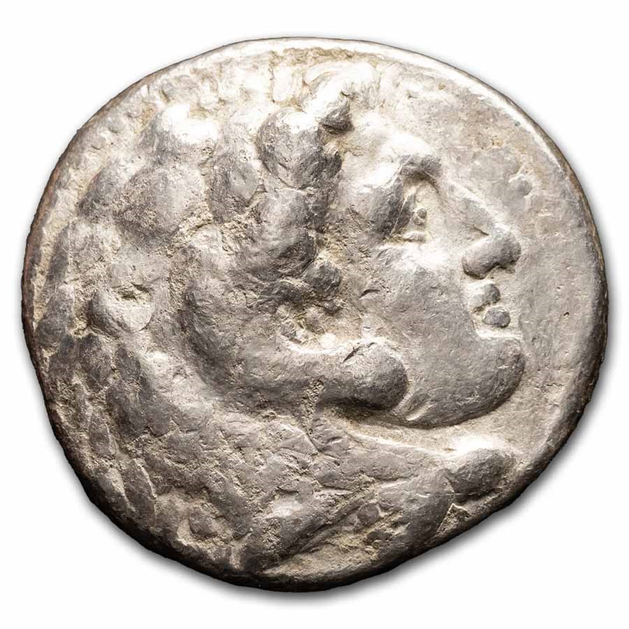 Macedon AR Tetradrachm Alexander III 336-323 BC XF (Random Coin)