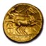 Macedonia Gold Stater of Philip II (359-336 BC) AU NGC