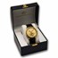 Men's 2024 1 oz Gold American Eagle Leather Band Watch