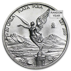 mexico silver bu libertad oz random year apmex rollover