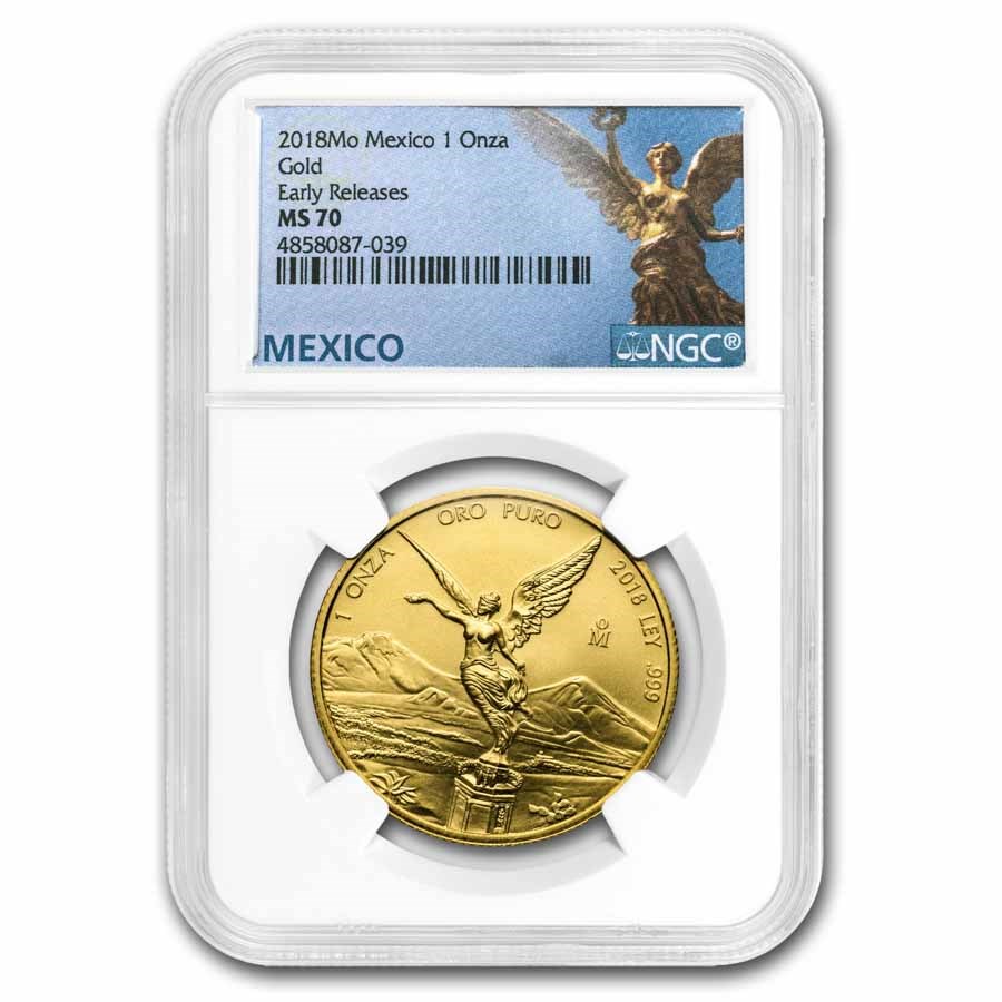 Mexico 1 oz Gold Libertad MS-70 NGC (Random Year)