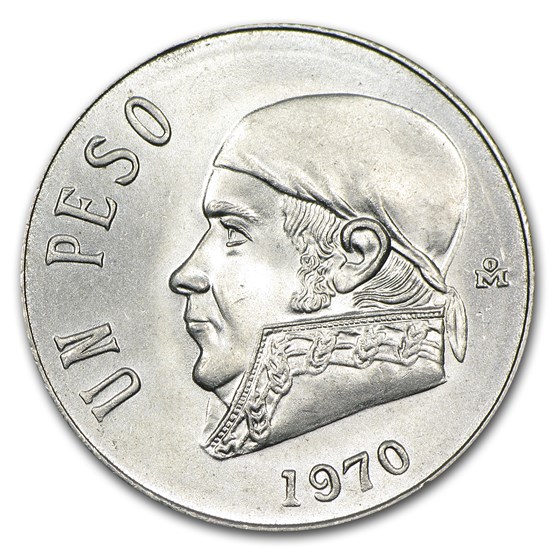 Buy Mexico 1 Peso Jose Morelos (1970-1981) BU | APMEX