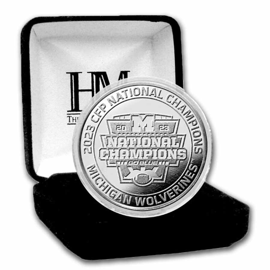 Michigan 2023 CFP National Champions 1 oz Silver Coin