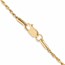 Nebü 22K Gold 1.6 mm 17 cm Rope Chain Bracelet
