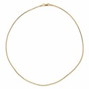 Nebü 22K Gold 2.4 mm 17 cm Wheat Chain Bracelet